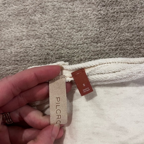 Pilcro Corset Sweatshirt Anthropologie Size S - Picture 5 of 5